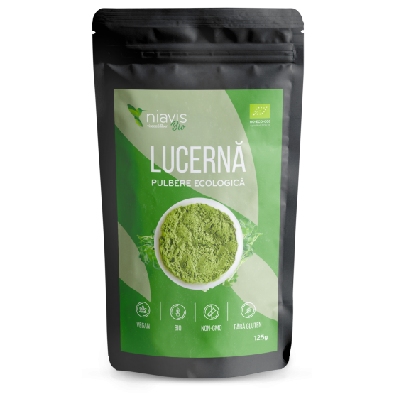 Lucerna(Alfalfa) Pulbere Ecologica/Bio 125g