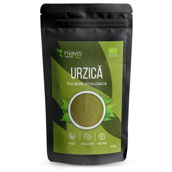 Urzica pulbere Ecologica/BIO 125g Urzica pulbere Ecologica/BIO 125g