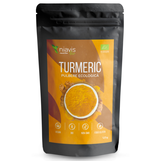 Turmeric Pulbere Ecologica/Bio 125g