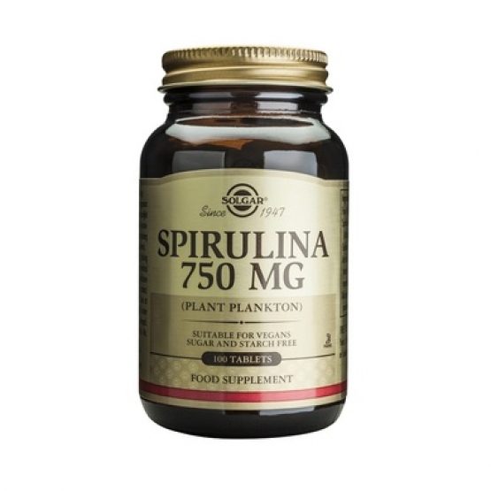 Spirulina 750mg 100tablete Spirulina 750mg 100tablete