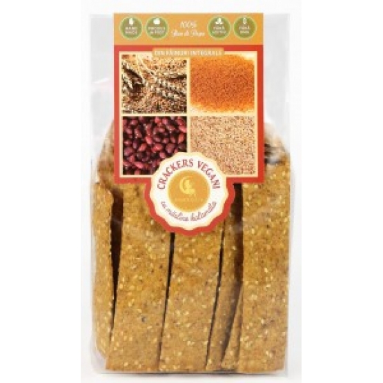 Crackers vegani cu masline kalamata 125 g - AMBROZIA