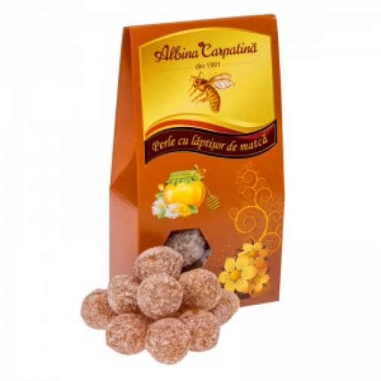 PERLE CU LAPTISOR DE MATCA 100GR / Apicola PERLE CU LAPTISOR DE MATCA 100GR / Apicola