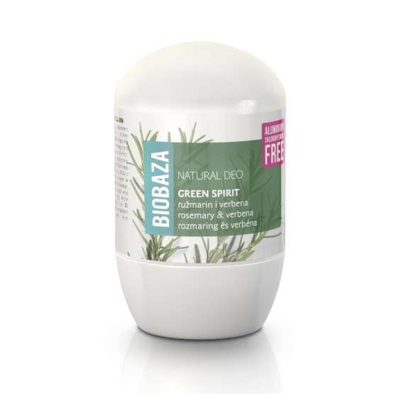 Deodorant natural pentru femei GREEN SPIRIT (verbina si rozmarin) - BIOBAZA Deodorant natural pentru femei GREEN SPIRIT (verbina si rozmarin) - BIOBAZA