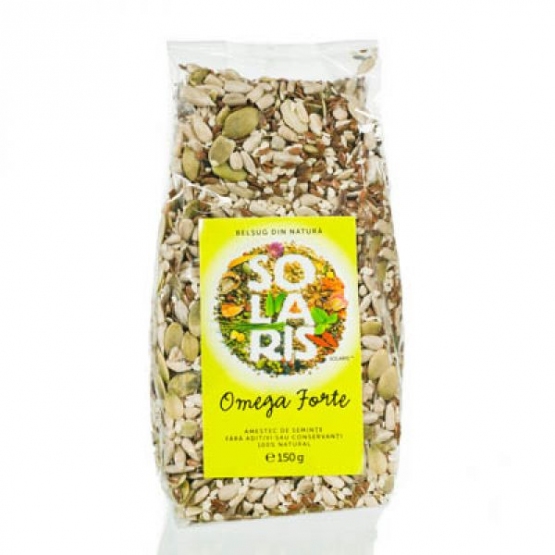 Amestec de seminte Omega forte 150 g / Solaris Amestec de seminte Omega forte 150 g / Solaris